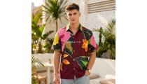 Summer Shirt Rayon Hand Painted Handmade in Bali